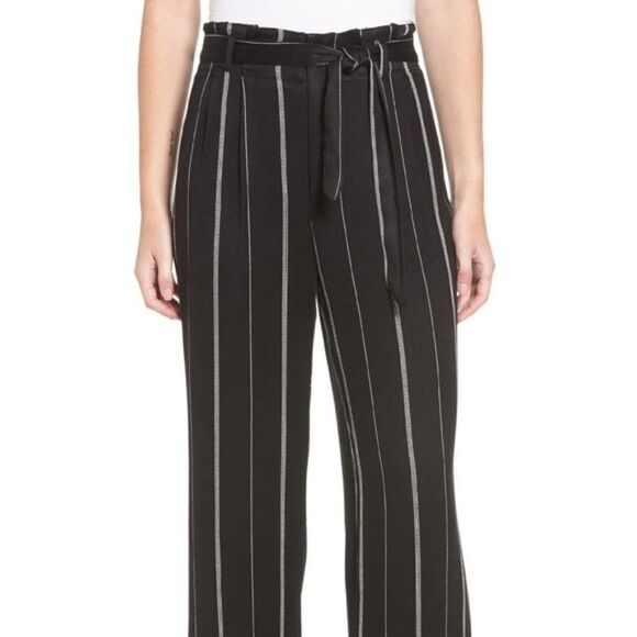 Ten Sixty Sherman Paperbag Tie Waist Pants - size Small in Black - Picture 1 of 15